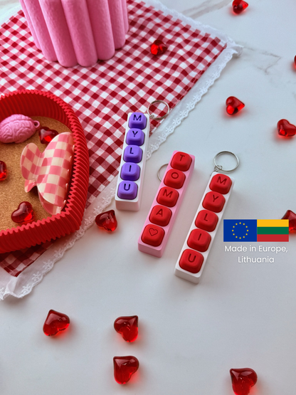 Personalizuotas fidget pakabukas - žaislas