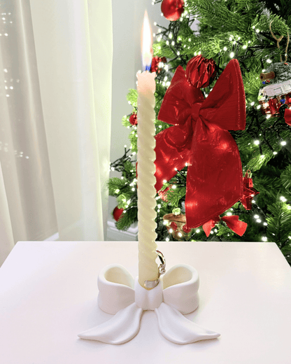 Kalėdinė žvakidė "Kaspinas" - Kora Design