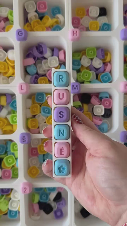 Personalized Happy Keychain - Fidget