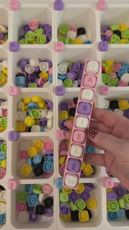 Personalized Happy Keychain - Fidget